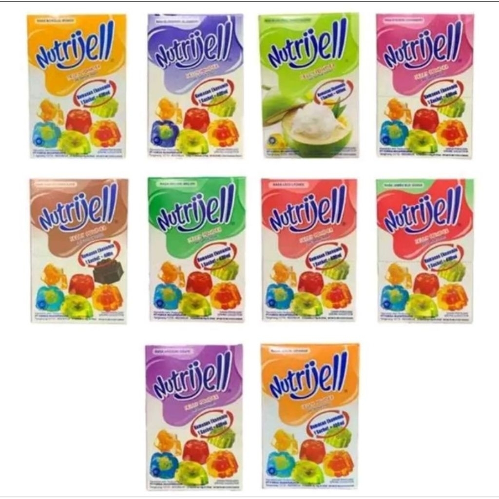 

6pcs Nutrijell Konyaku Jelly Powder 15 gr Aneka Rasa