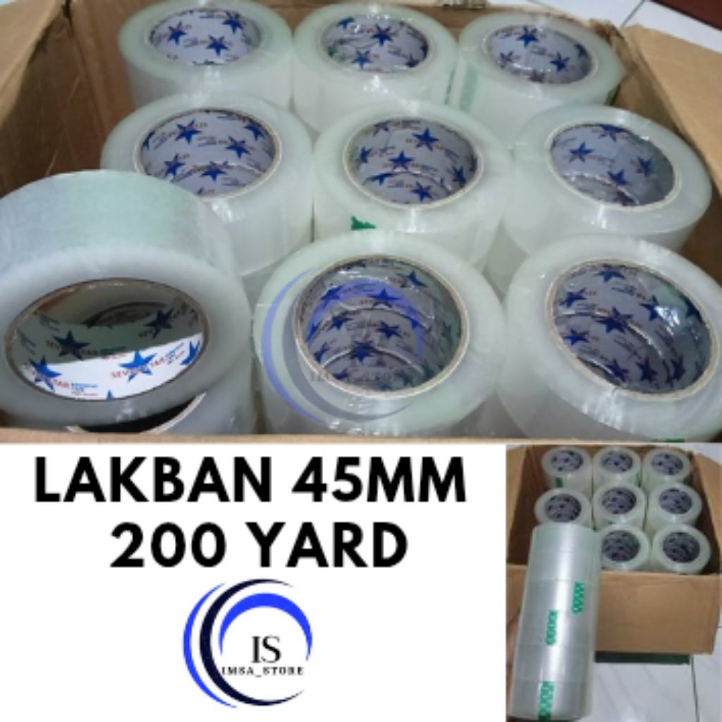 

[6 ROLL] LAKBAN BENING 45 MM 200 YARD - LAKBAN BENING OPP - LAKBAN BENING 200 YARD