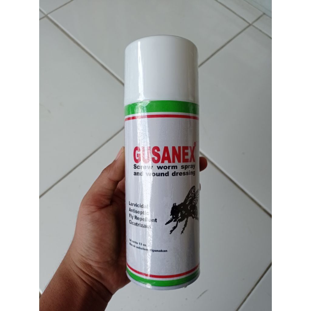 Gusanex Obat Luka Hewan, Obat Spray Luka, Obat Semprot Luka hewan