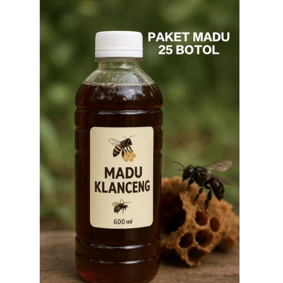

madu klanceng/kele/100% original kemasan botol 600 ml