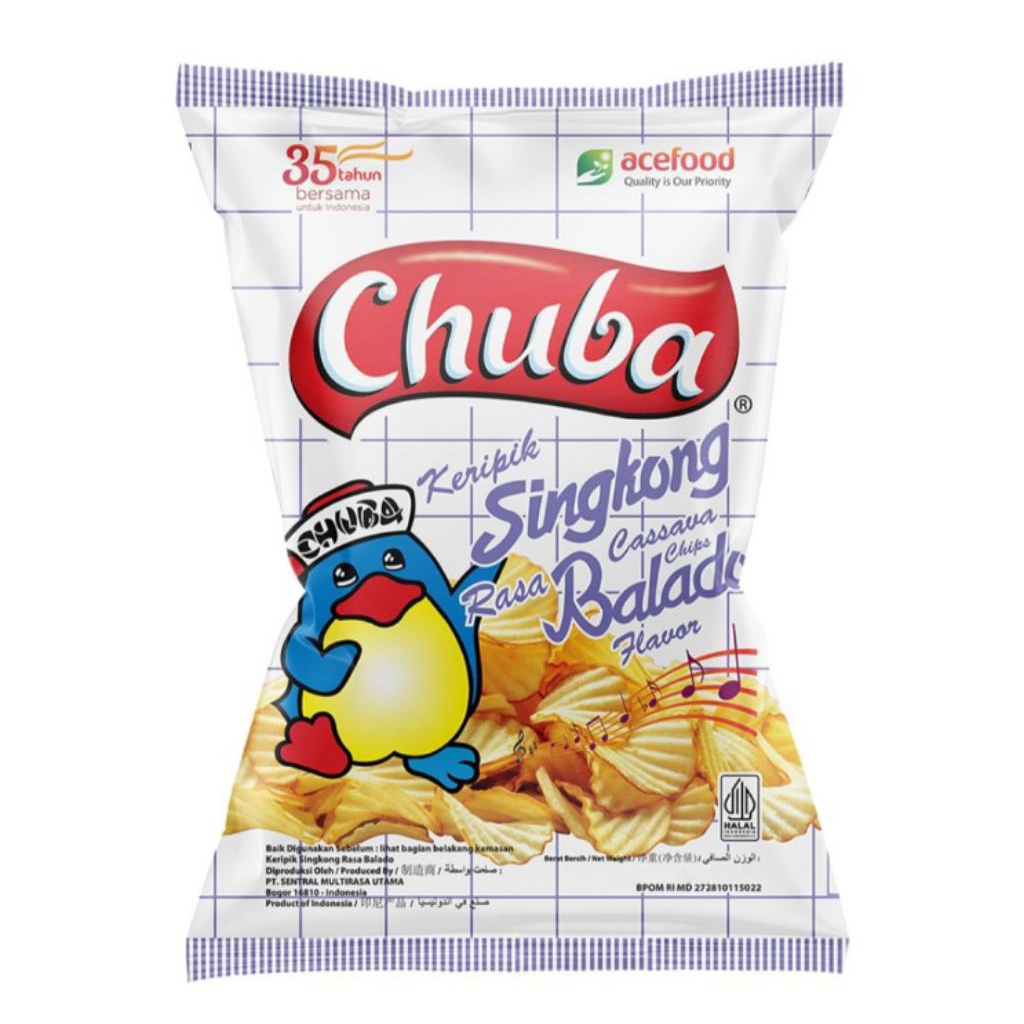 

Chuba Keripik Singkong Rasa Balado 125 g