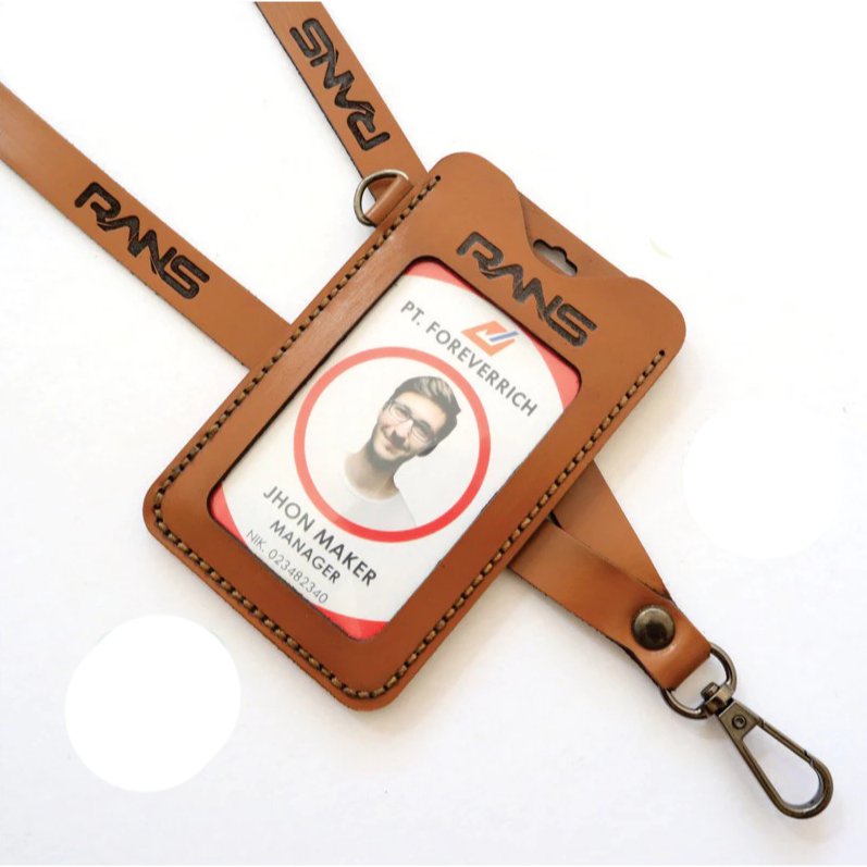 

ID Card Holder Kulit Asli Custom Free Ukir Nama Dan Logo Sesuai Keinginan