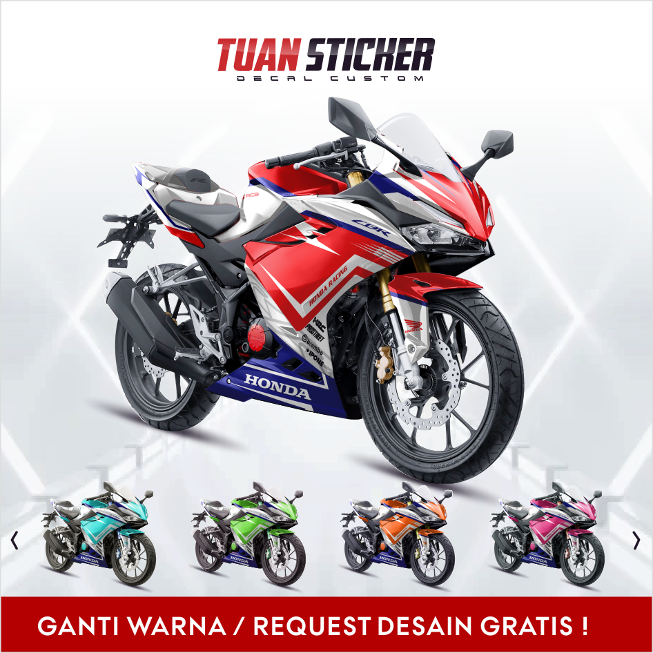 Decal motor Cbr 150r Full Body Stiker Variasi CBR150R 2022 2023 2024 2025 Fullbody series tujuh