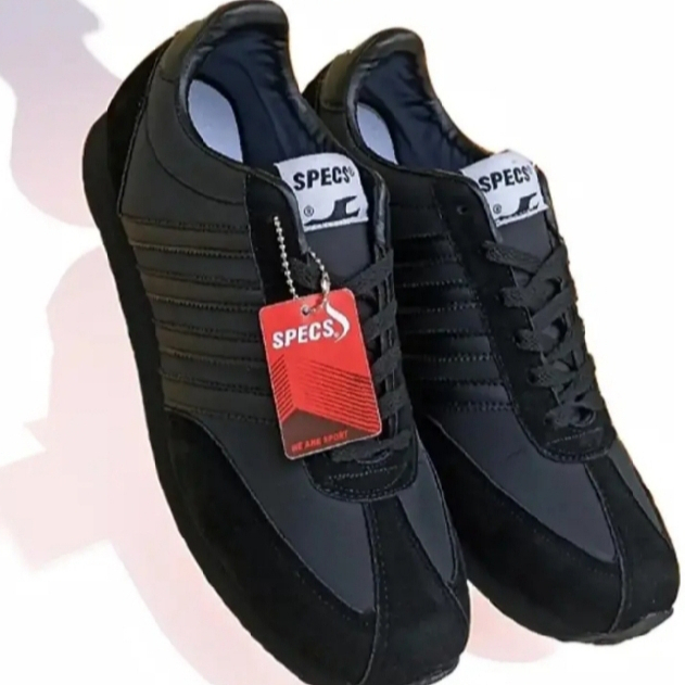 SEPATU SEKOLAH SPECS 104 all black 100% ORIGINAL