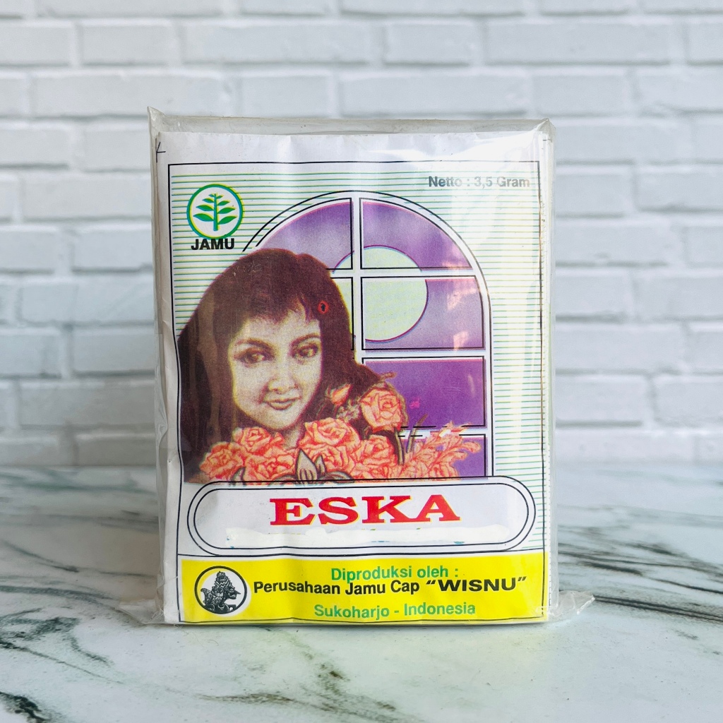 

Eska - Jamu Penyubur Kandungan Serbuk Wisnu Jkw Isi 10 Sacet