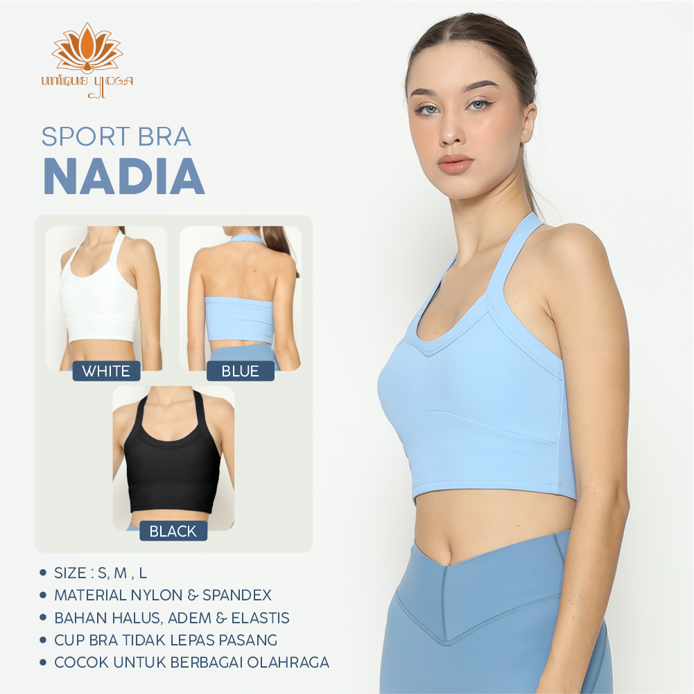 Sport Bra Yoga / Sport Bra Nadia / Sport Bra Wanita / Bra Sporty Wanita / Bra Senam Wanita / Bra Yog