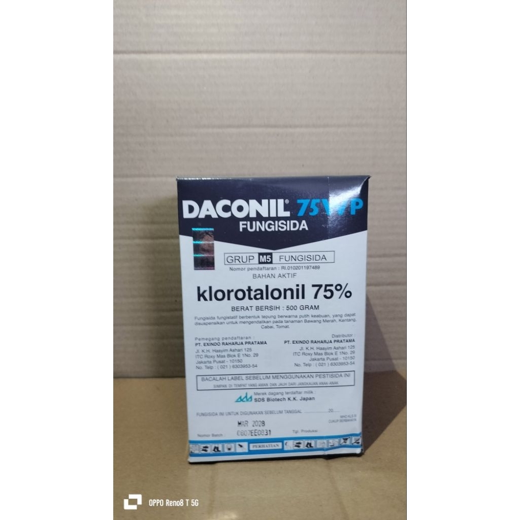 FUNGISIDA DACONIL75WP FUNGISIDA BAHAN AKTIF KLOROTALONIL75%