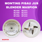 MONTING PISAU JUS BLENDER MASPION GEAR PLASTIK MT 1204 1206 1213 1214 1215 DLL
