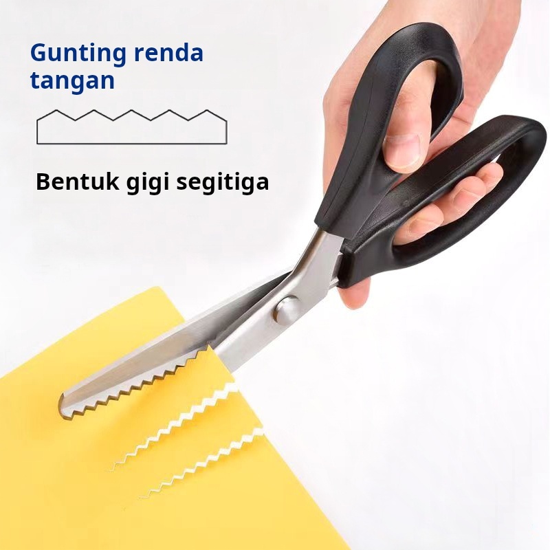 

Gunting renda stainless steel potong tangan buatan tangan