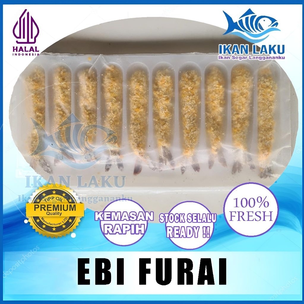 

PRODUK BARU!!! EBI FURAI PREMIUM FRESH TERMURAH BERGARANSI IKAN LAKU IKAN SEGAR IKAN BEKU