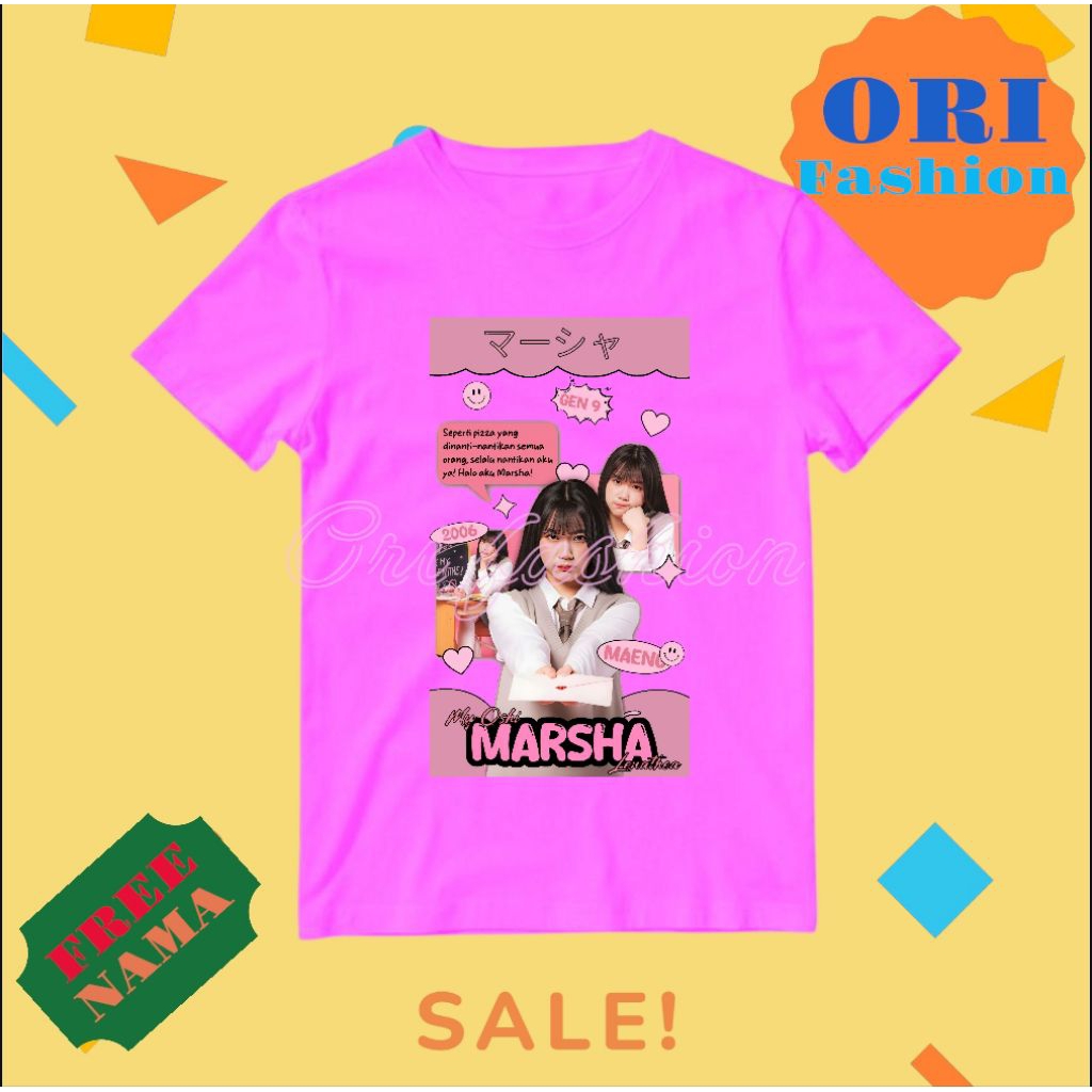 Baju kaos fashion anak JKT 48 marsha