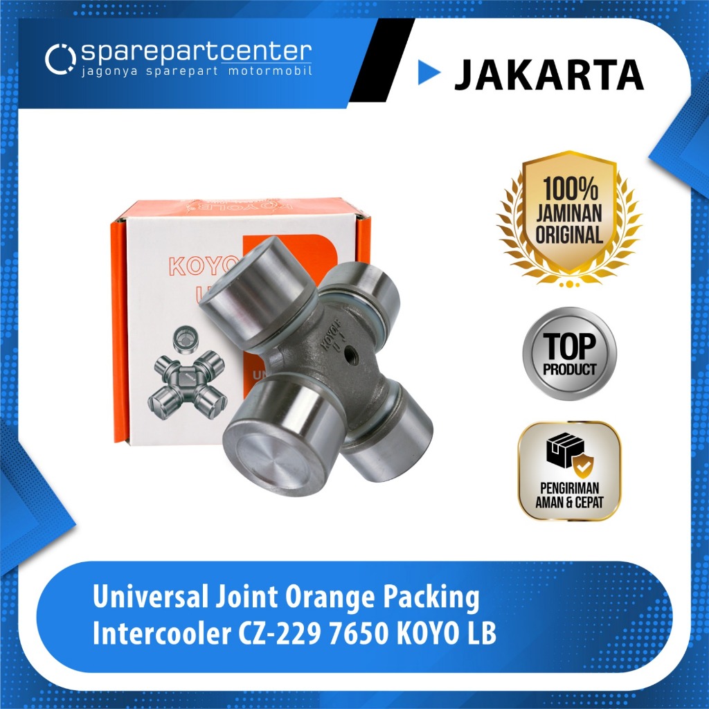 Universal Joint Intercooler Orange Packing – KOYO LB CZ-229 / 7650 – Cross Joint Truk Diesel