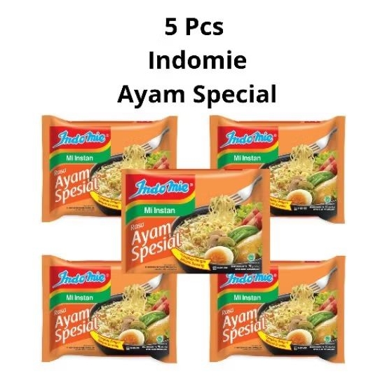 

5 Pcs Indomie Kuah Ayam Special Mie Instan