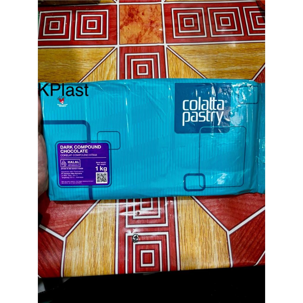 

Collata Dark Compund Chocolate 1 kg / Coklat Batang Collata Dark 1 kg