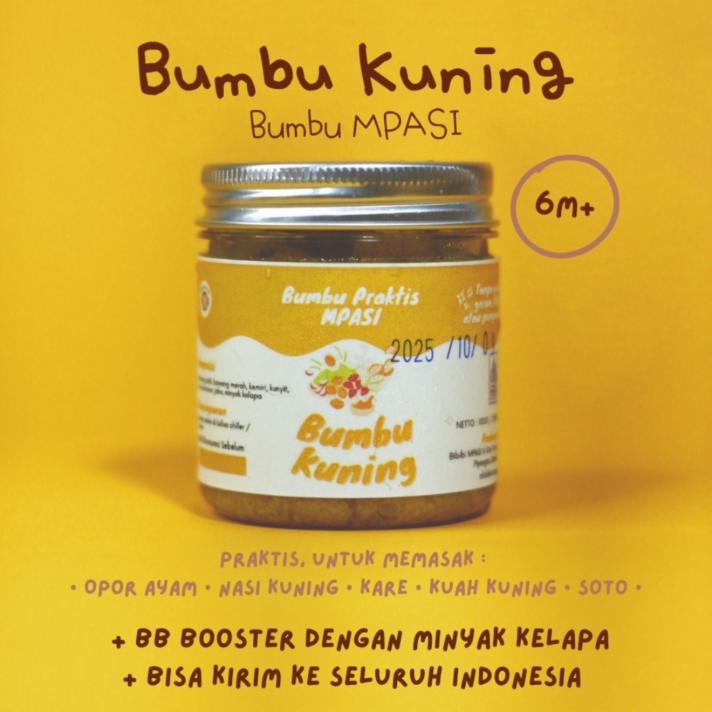 

Bibibi Bumbu Dasar MPASI Putih Kuning Semur Masakan Rumah Praktis No Sugar No Salt