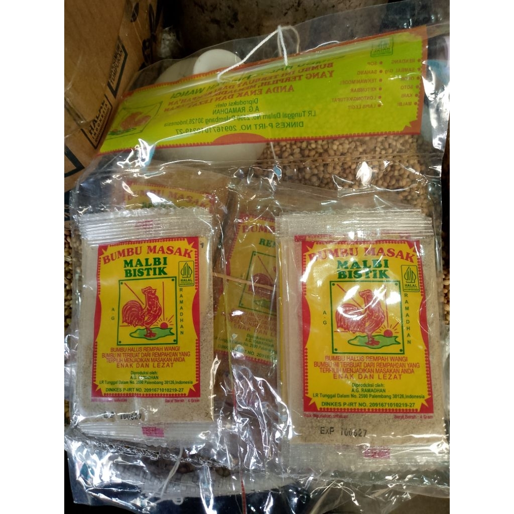

bumbu malbi/bistik Palembang cap ayam