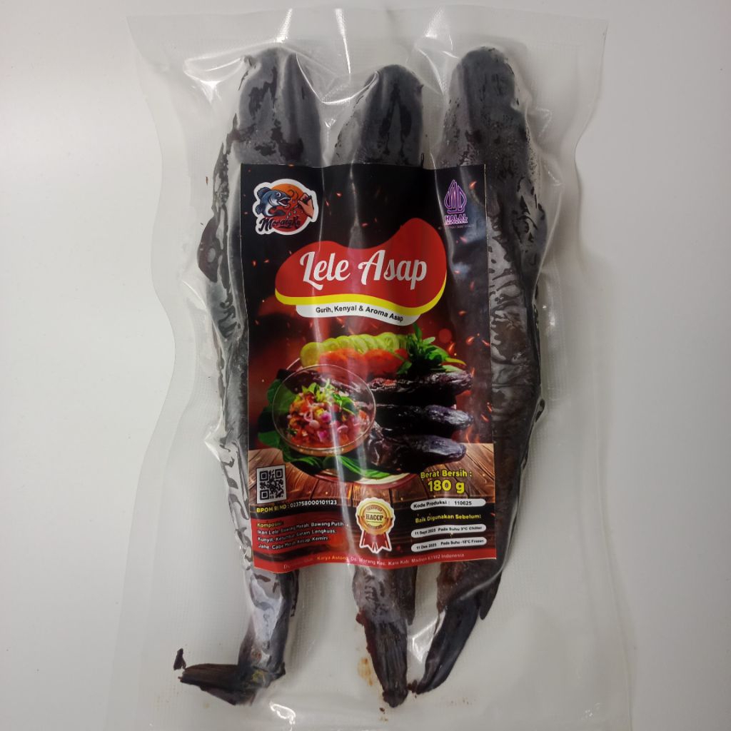 

Ikan Lele Asap Morangku 1 Pcs berat(180 g) Gurih, Kenyal, Khas Aroma Asap