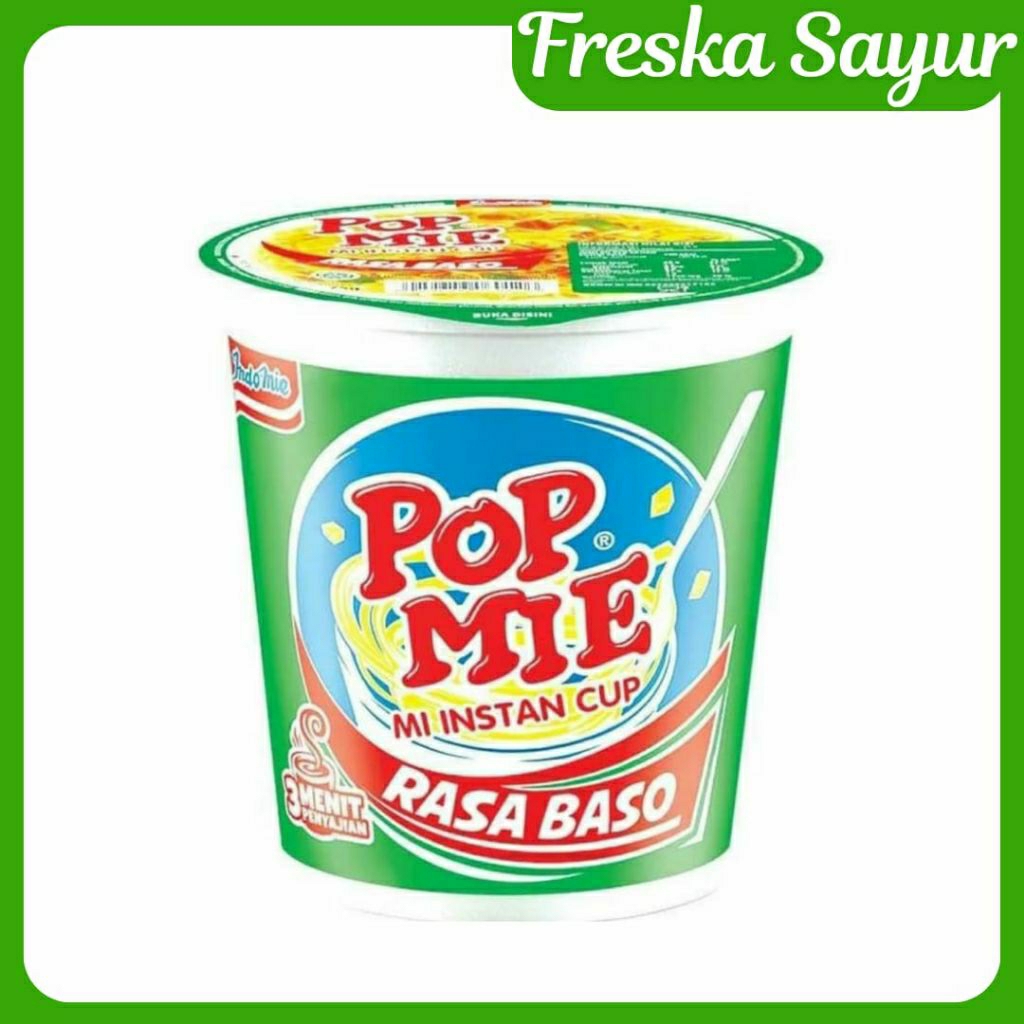 

Pop Mie Cup Mi Instan Rasa Baso 75 gr