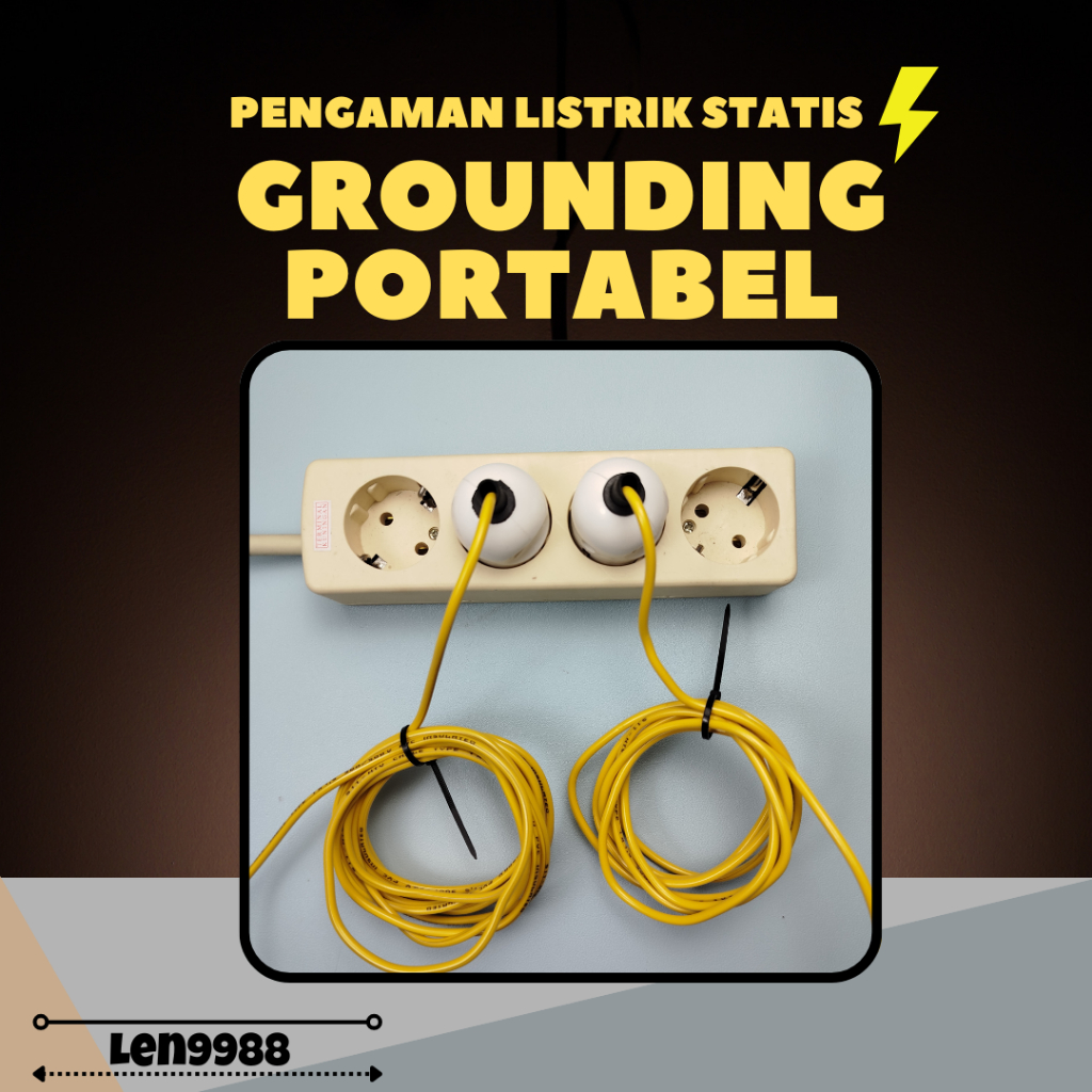 Grounding Portabel Tembok pengaman listrik statis Grounding / Grounding Tembok biar aman