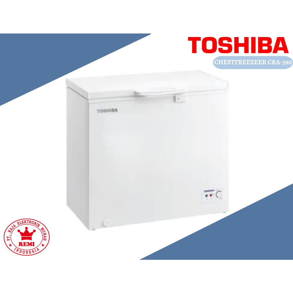 TOSHIBA Freezer Box / Chest Freezer CRA-390 Kapasitas 300 Liter