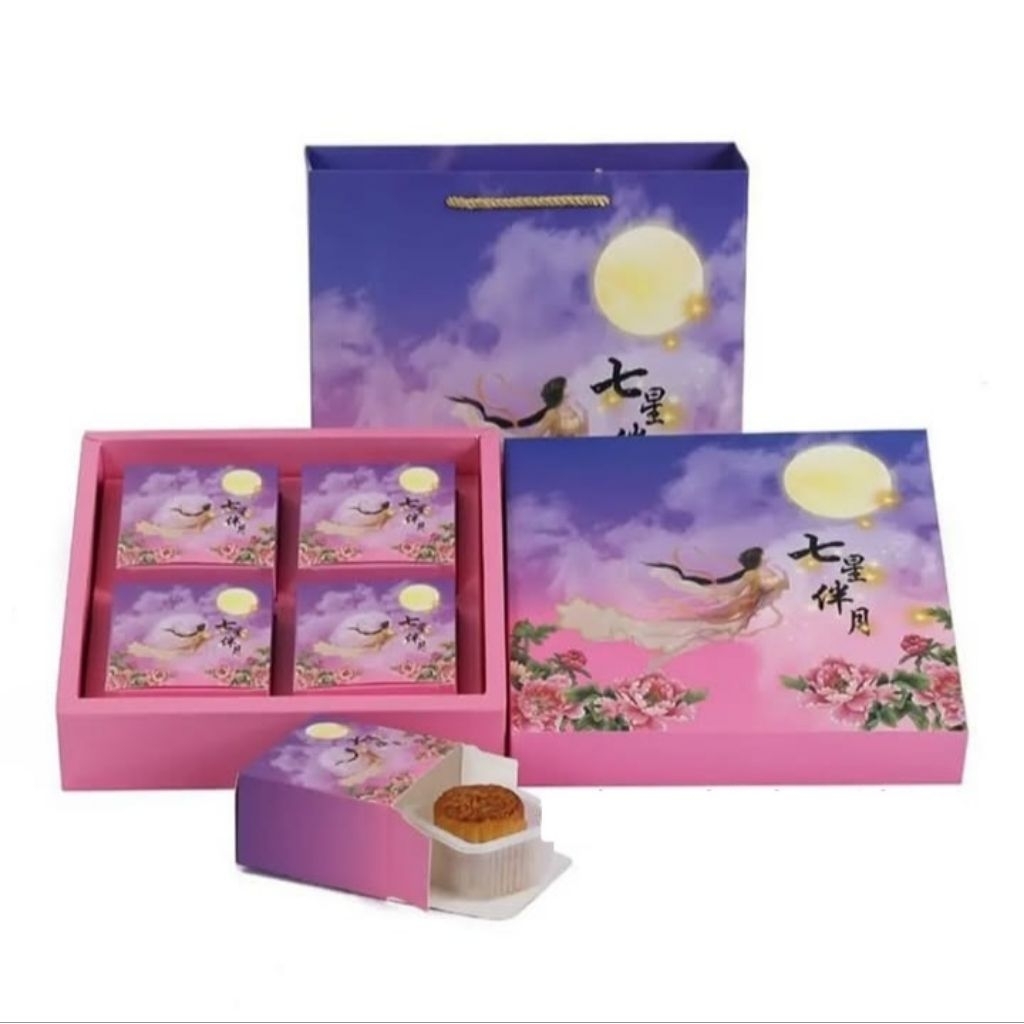

Kotak Mooncake isi 4 | Box Mooncake 125gr | Mooncake Box | Kotak Kue Bulan isi 4 | Box Kue Bulan | Hamper Mooncake | Mooncake Packaging