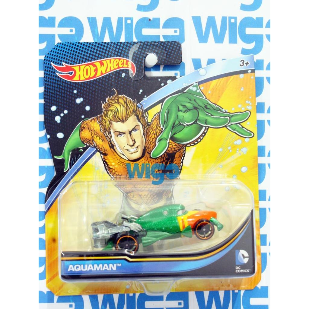 Diecast Hotwheels Hot Wheels DC Comics Super Hero Aquaman hijau