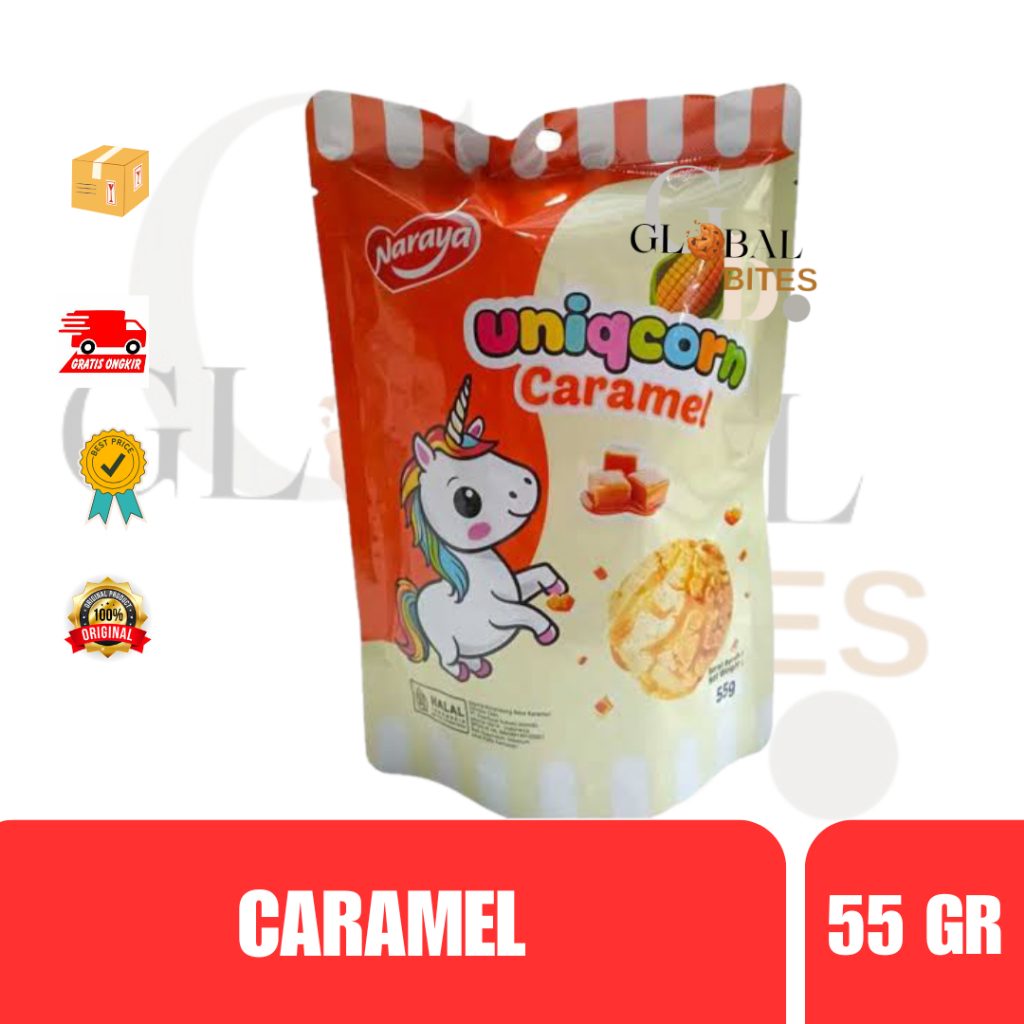 

Naraya Uniqcorn Caramel Chocolate Salty Sweet 55gr Naraya Popcorn Aneka Rasa