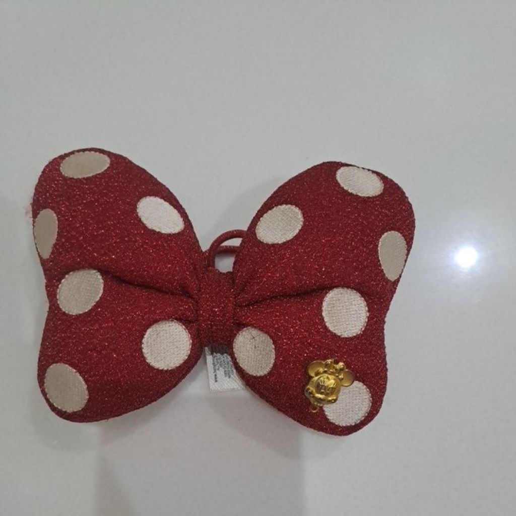 karet ikat rambut minnie mouse original disneyland disney store preloved