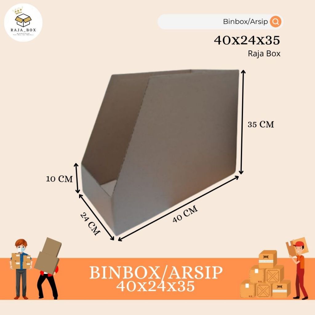 

Kardus Arsip Bin Box 40x24x35