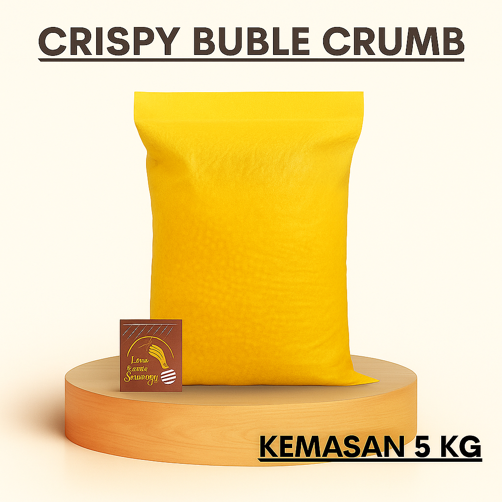 

CRISPY BUBLE CRUMB / BUBLE CRUMB ORANGE 5 Kg/ TEPUNG PANIR