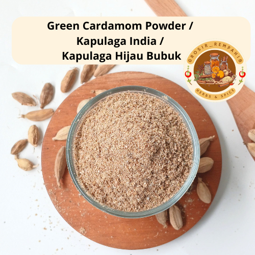 

kapulaga India / kapulaga hijau bubuk /green cardamom powder