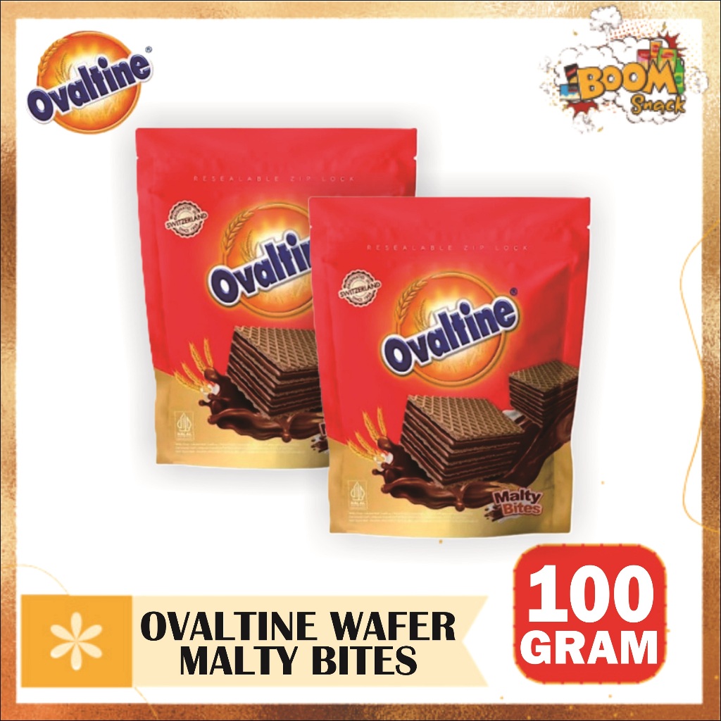 

Ovaltine Malty Bites Wafer 100g / Ovaltine Malted