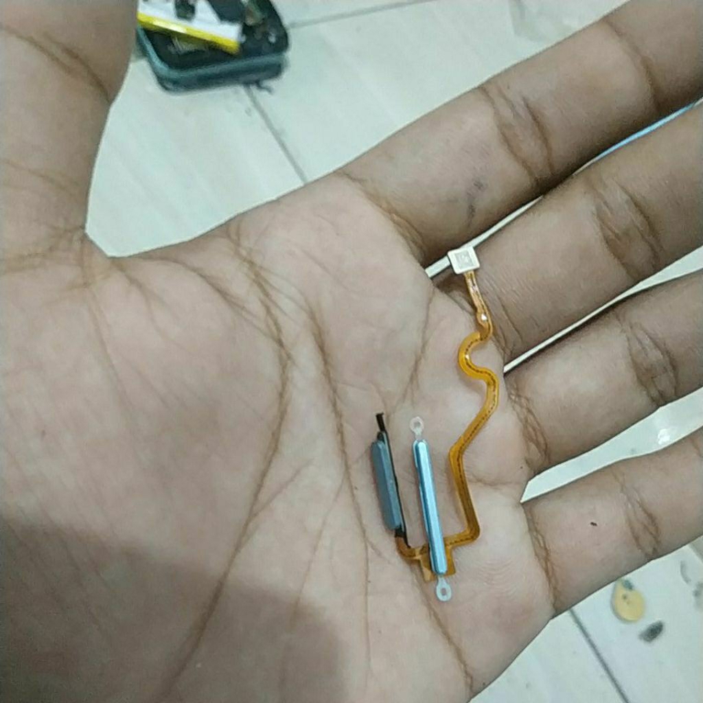 fingerprint set tombol volume bekas Infinix smart 8 pro