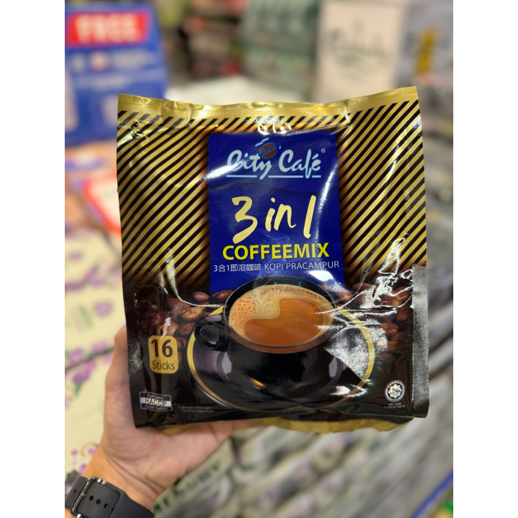 

city cafe 3in1 coffeemix 16s / 2in1 premix coffee no sugar added