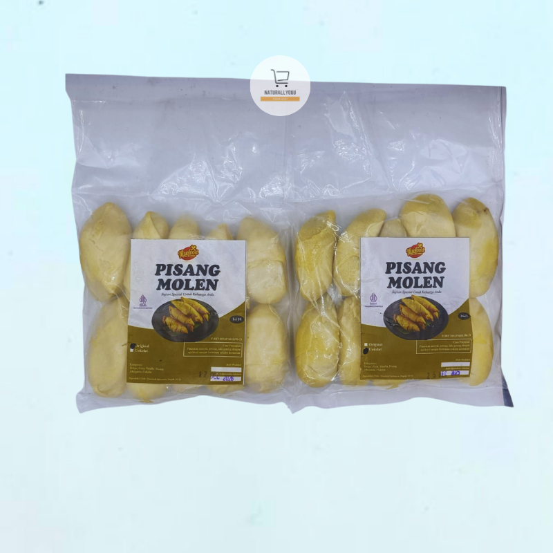 

NisoFood Pisang Molen Original/Coklat Isi 10pcs Frozen Halal Cemilan Beku