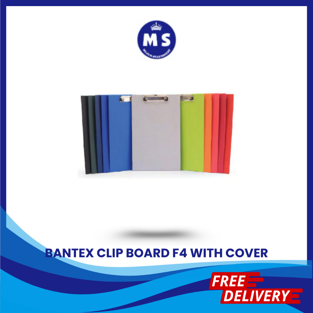 

BANTEX CLIPBOARD PAPAN DADA WITH COVER 4211