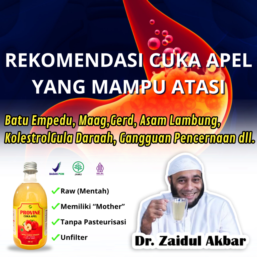 

ORIGINAL PROVINE CUKA APEL BANTU TUNTASKAN BATU EMPEDU, MAAG, ASLAM, GERD, HIPERTENSI, DIABET