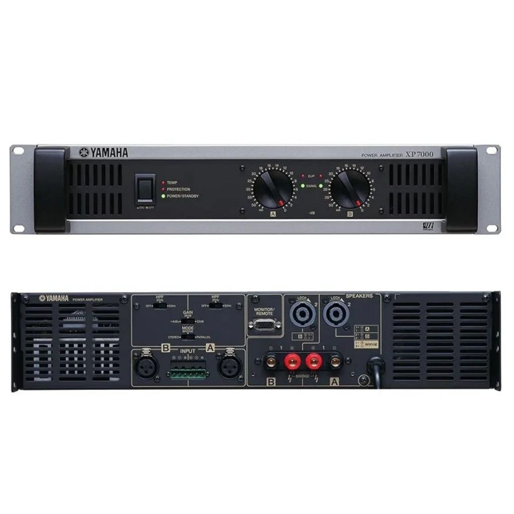 POWER AMPLIFIER YAMAHA XP-7000 PROFESIONAL POWER AMPLI 2 CHANNEL XP7000