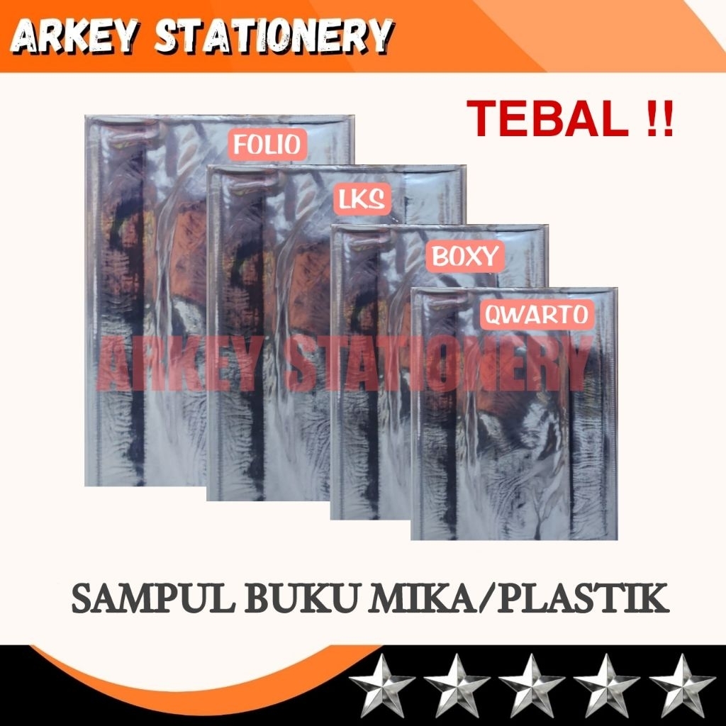

SAMPUL BUKU MIKA QWARTO BOXY LKS FOLIO / SAMPUL BUKU PLASTIK