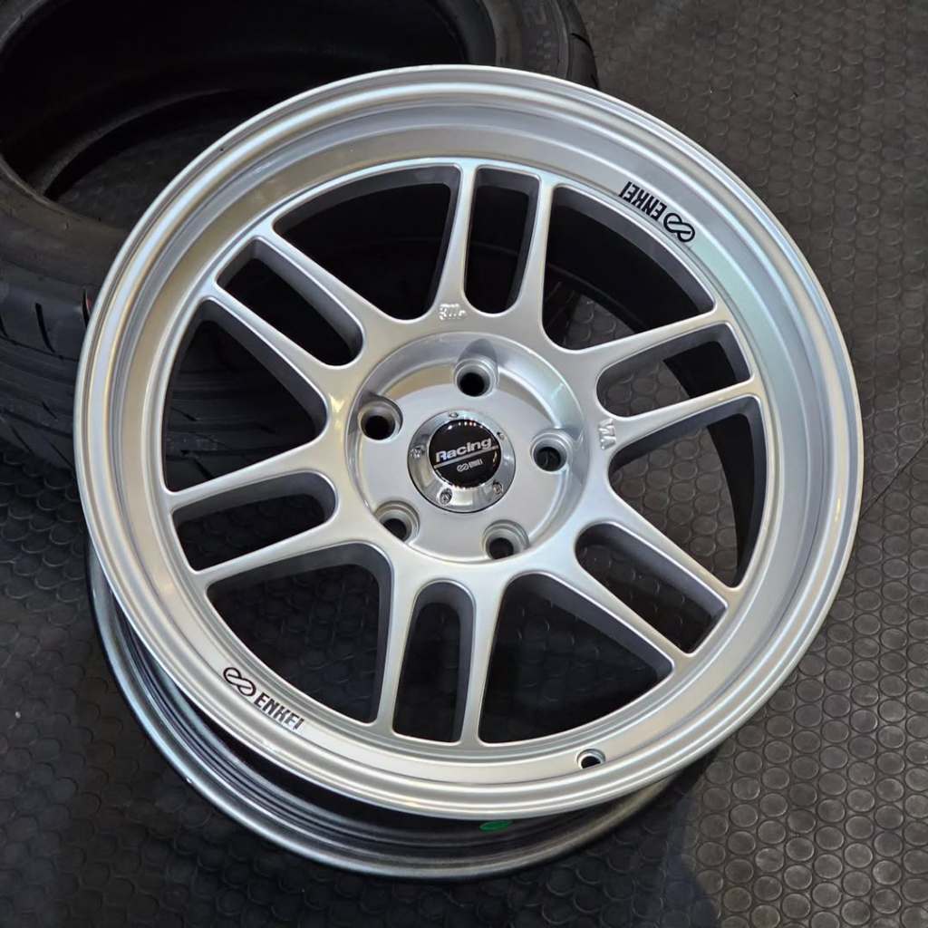 Velg Enkei RPF1 Ring 17 Lebar 9 ET 25 PCD 5x114 Warna Hyper Silver | Velg R17 | Velg Mobil | Velg Ra