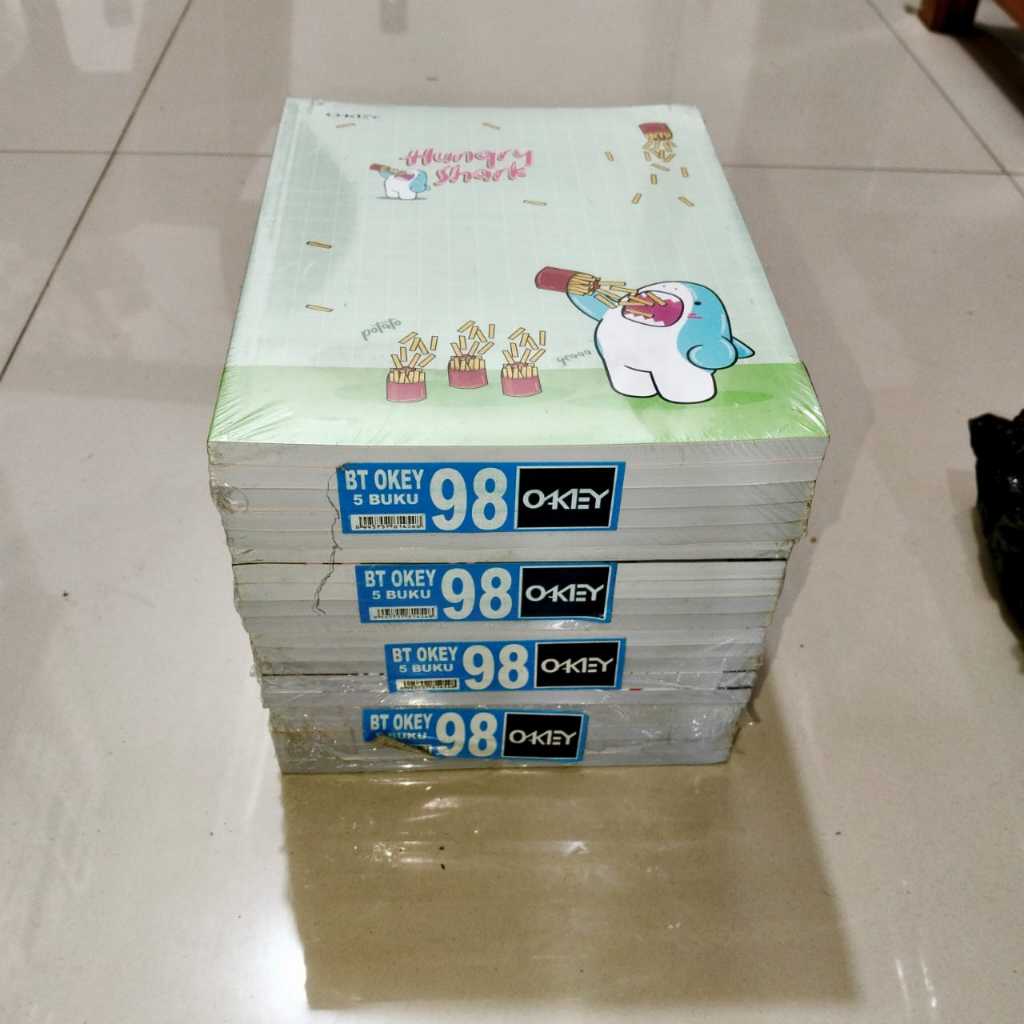 

Buku Tulis Okey 98 Lembar Motif Fancy ( Pak 5 Buku ) [ Original ] Produk By Kiky
