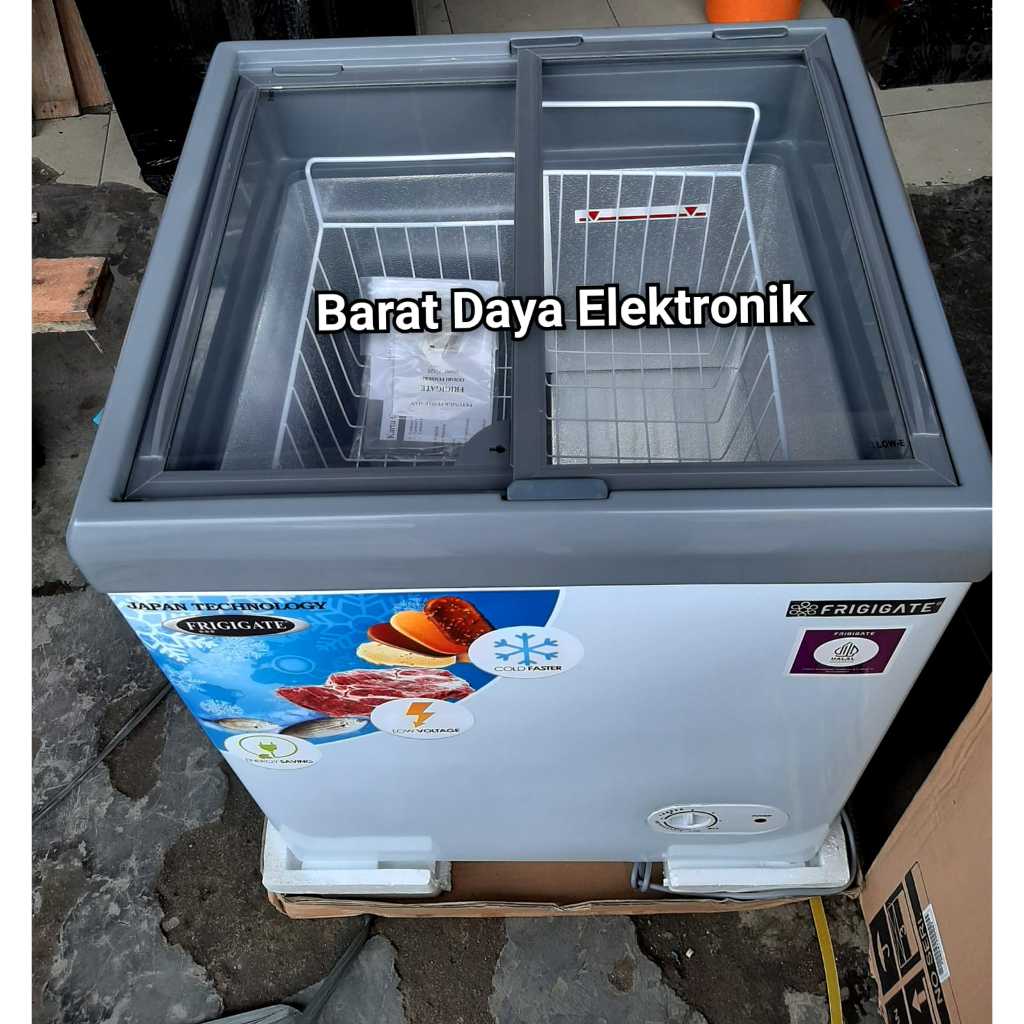 Freezer Frigigate F -120SD Chest Freezer Box Freezer Es Krim