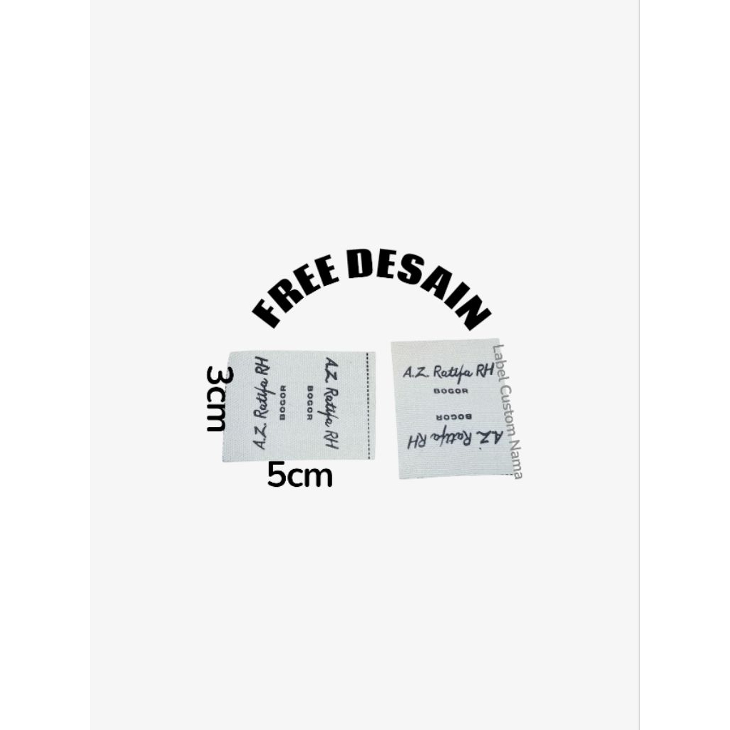 

Label Baju / Label Hijab / Label Woven Damask Subtitute