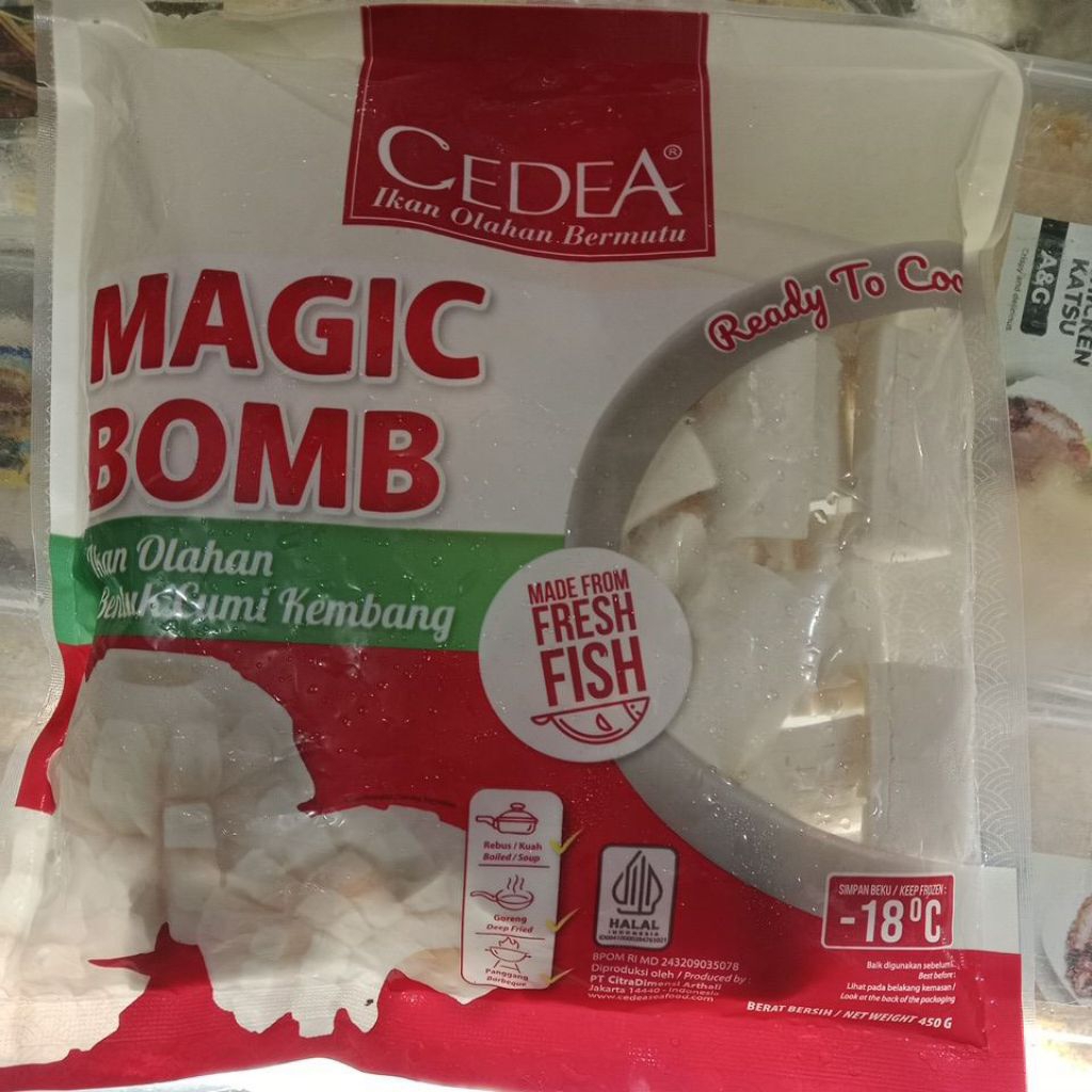 

Cedea magic bomb Cumi kembang 450gr