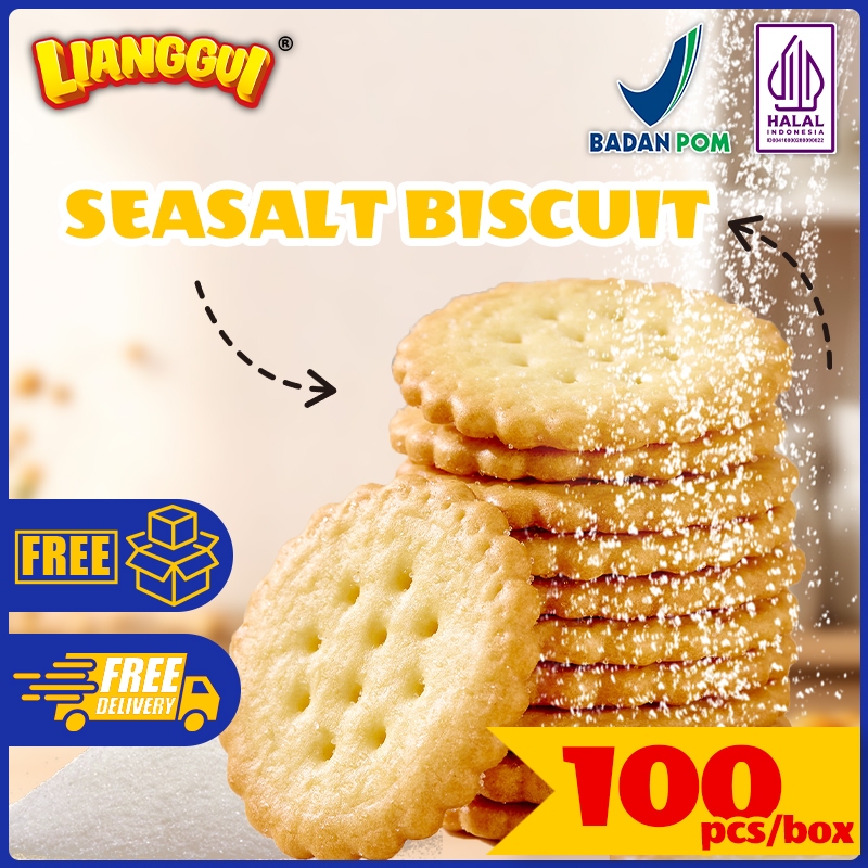 

Lianggui - Sea Salt Biscuit, Cemilan Enak & Sarapan Bergizi Keluarga (Snack Renyah)