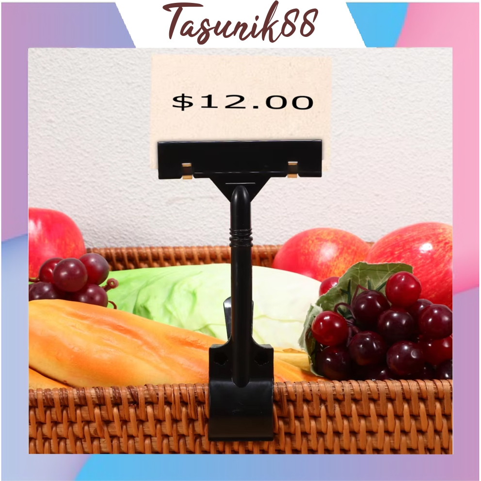 

⭐TasUnik88⭐Penjepit Label Harga/Daftar Harga Tenda Toko Supermarket Display Clip Holder R1338