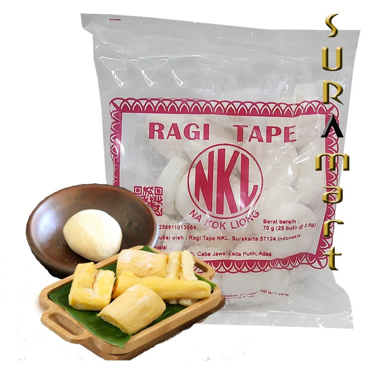 

(1 pack) RAGI TAPE Ragi Bulat Putih