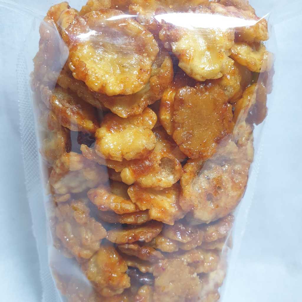 

Emping Mini/ Emping pedas Manis/ Emping Melinjo 280gram