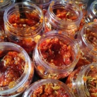 

Sambal tongkol suwir extra pedas