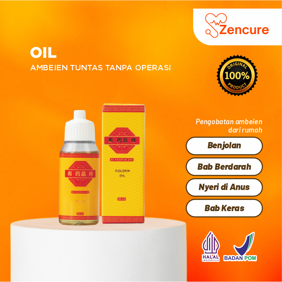 XI YAOPIN ZHI OIL Obat Minyak Oles Ambeyen Ambien Benjolan di Area Anus